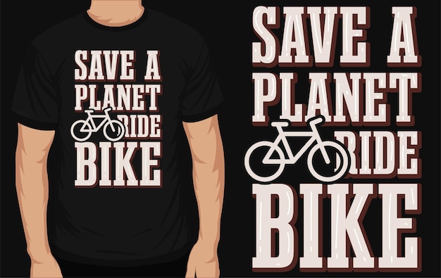 Vector beste fietst-shirtontwerp