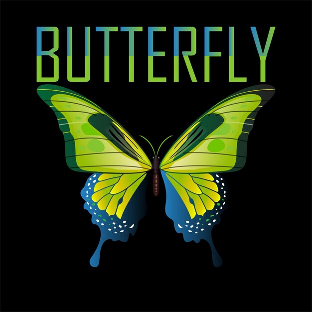 beste gelukkige vlinder t-shirt ontwerp vector