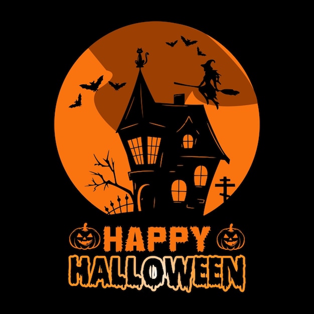 Beste Halloween-feest T-shirtontwerp