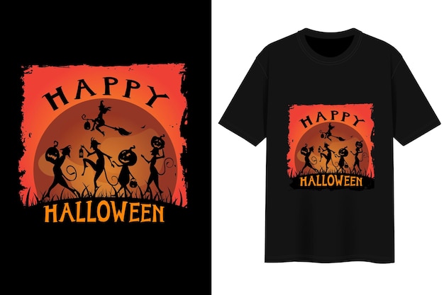 Beste halloween t-shirtontwerp.