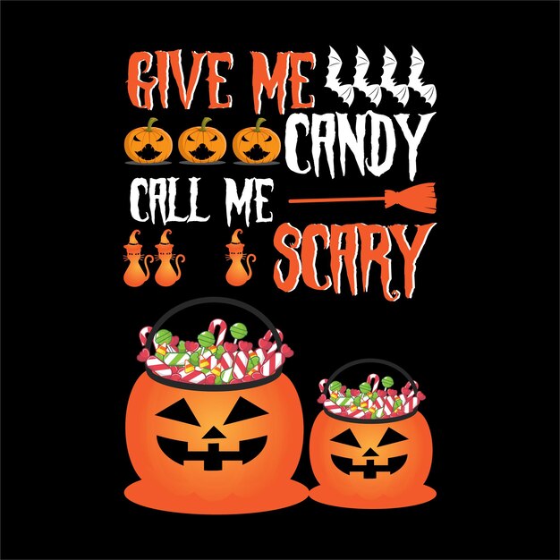 Beste halloween-t-shirtontwerpvector