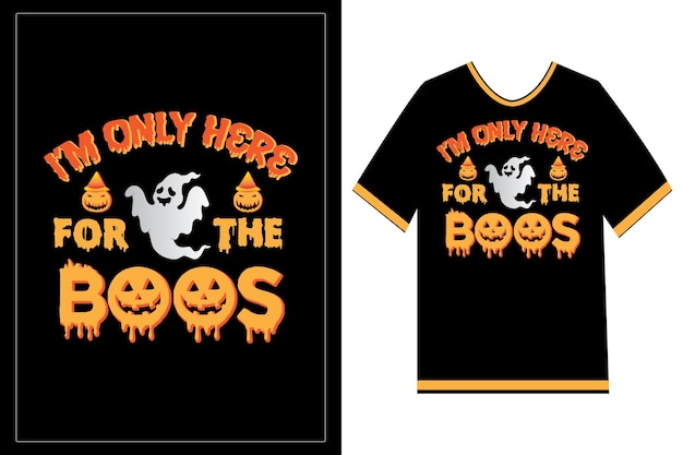 Vector beste halloween trendy t-shirtontwerp.