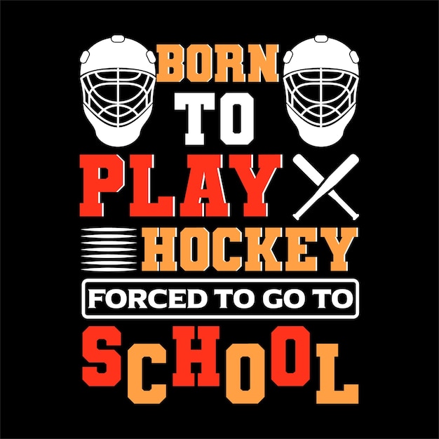 beste hockey t-shirt ontwerp vector