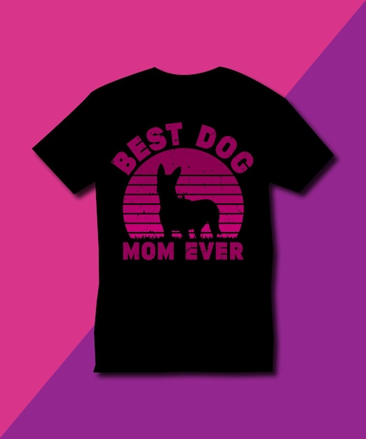 Beste hondenmoeder ooit T-shirtontwerp