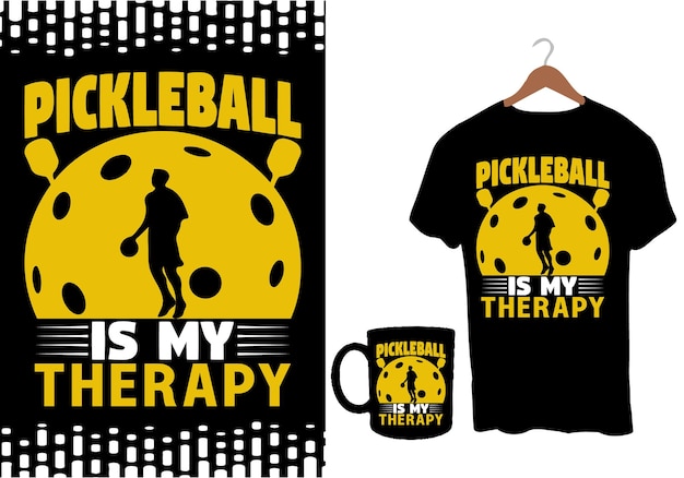 beste pickleball t-shirt ontwerp peddel vector tshirt grafisch ontwerp sjabloon artwork