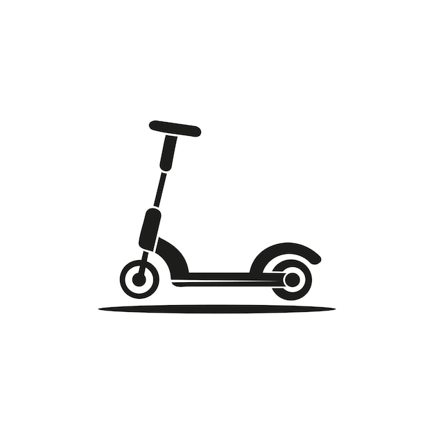 Beste Scooter Fiets Illustratie Met Clip Art Design Vervoer Voor Lente Scooters Fiets