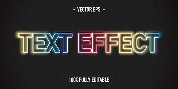 Beste Vector EPS-teksteffecten Illustrator-lettertype Gratis download