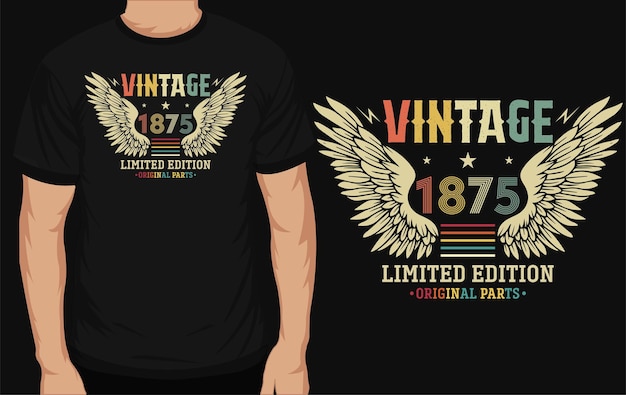 Beste vintage premium t-shirtontwerp