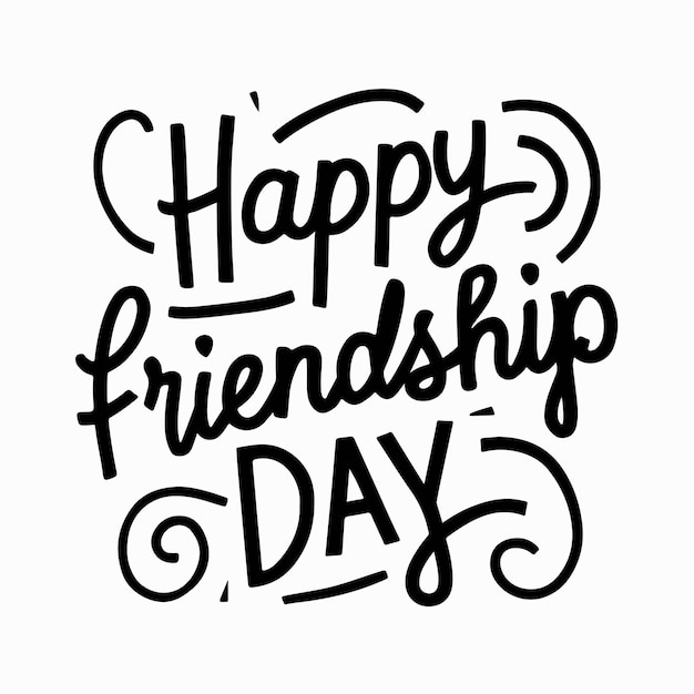 beste vrienden vieren vriendschapsdag vector illustratie