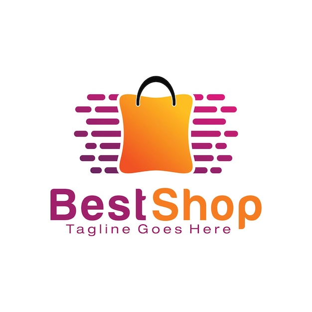 Beste winkel logo ontwerpsjabloon