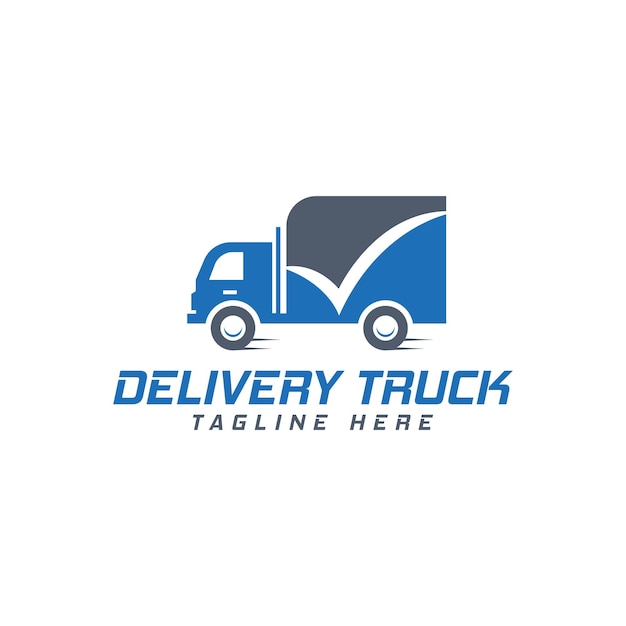 bestelwagen logo vector ontwerpsjabloon
