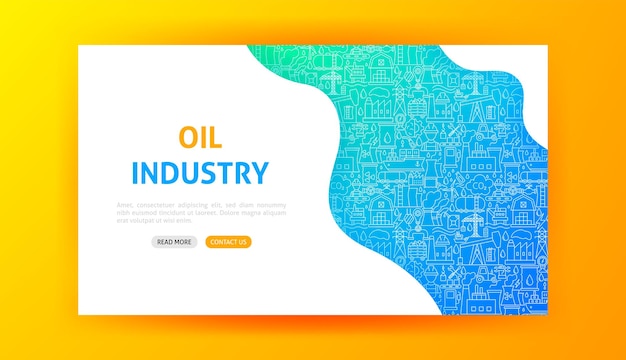 Bestemmingspagina olie-industrie