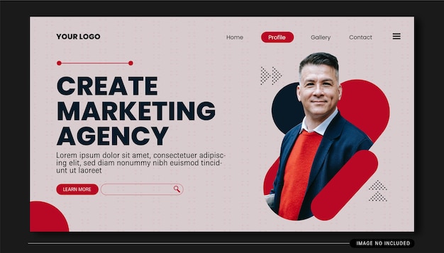 Bestemmingspagina voor digitaal marketingbureau