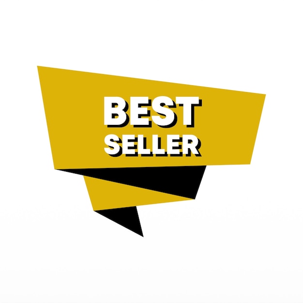 Vector bestseller sticker label banner lint