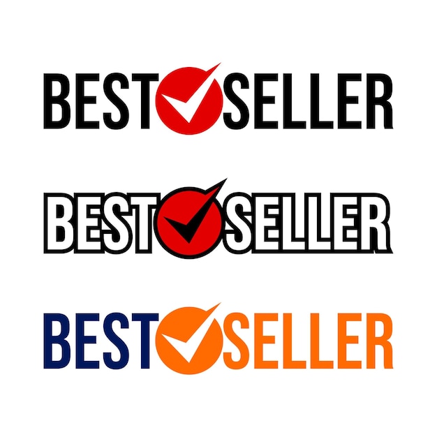 bestseller vector sjabloon bestseller vectorelementen bestseller vectorillustratie