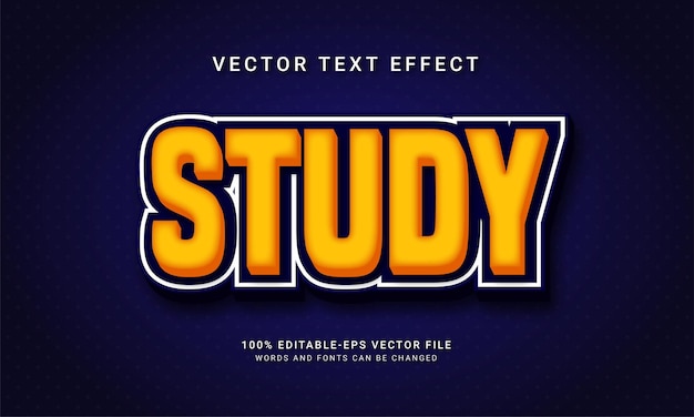 Bestudeer bewerkbaar teksteffect met onderwijsthema