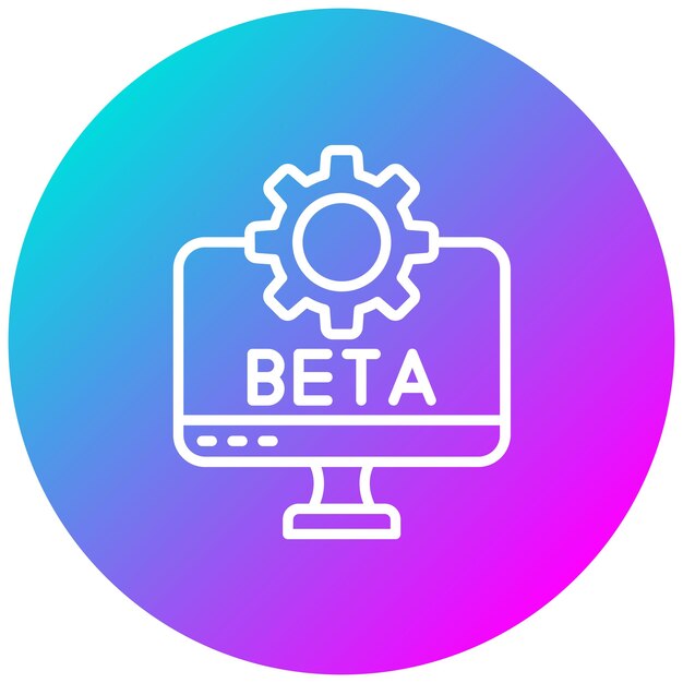 Beta Vector Illustration Style