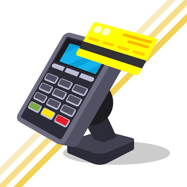 Betalingsterminal voor creditcards