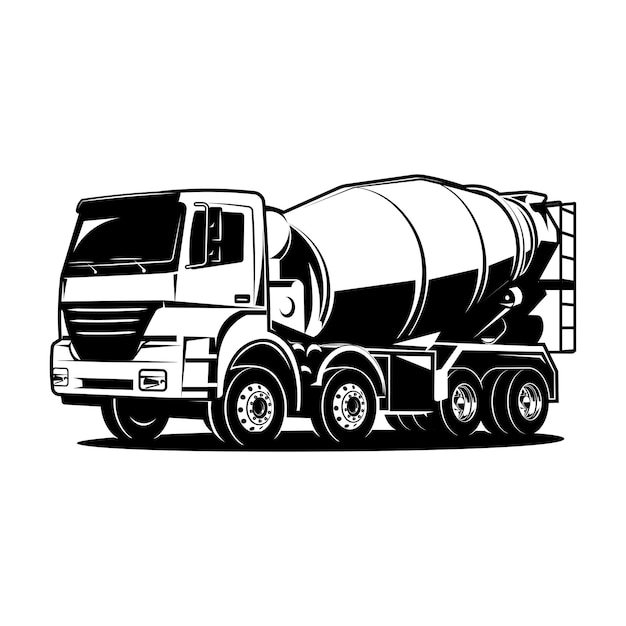 Beton beton cement mixer vrachtwagen