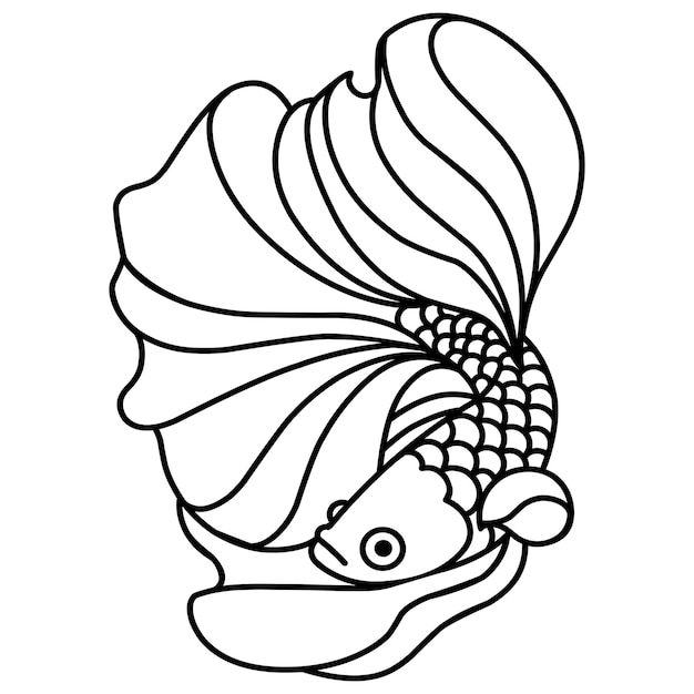 Illustration about Betta Samurai Fish Vector Art Design And Illustration  For Logo. Illustration of logo, design, fighter … | Betta, Vector art  design, Vector design