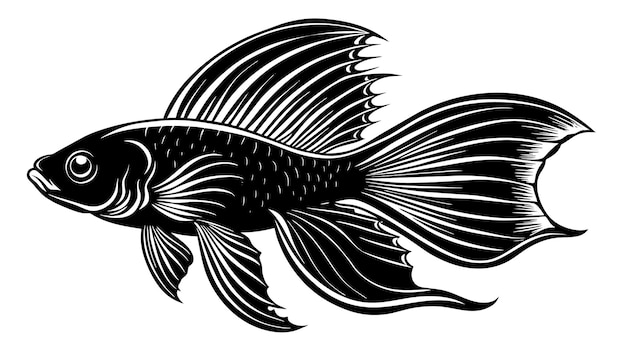 Bette Fish Vector Illustration for Your Design Needs