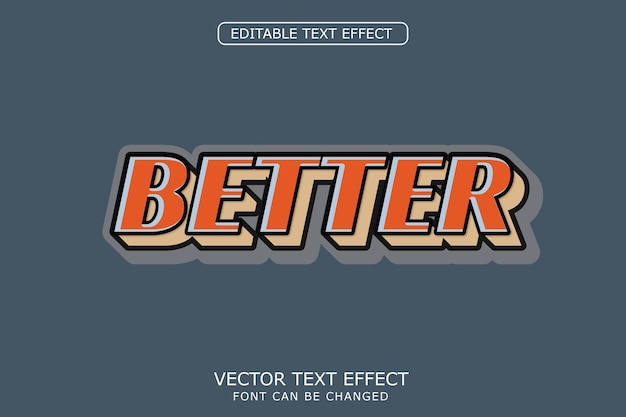 Better text effect