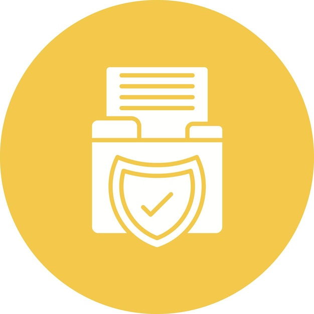Beveiligde Backup vector icoon Kan worden gebruikt voor Data Analytics icoon set