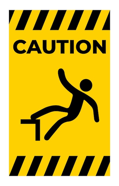 beware drop symbol sign isolate on white backgroundvector illustration