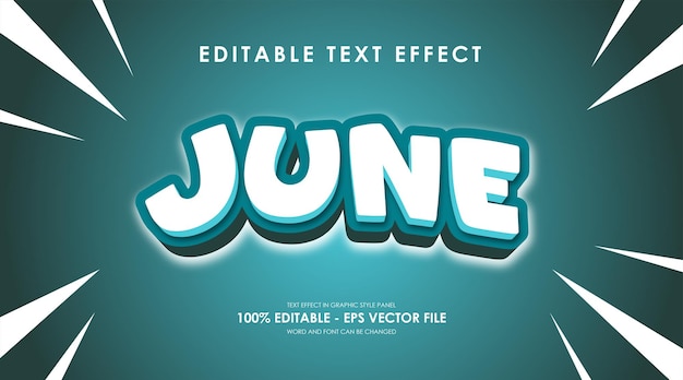 Bewerkbaar June Pearl Text Effect
