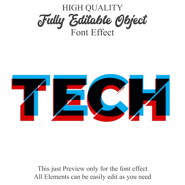 Bewerkbaar lettertype-effect met 3d-glitch-tekststijl