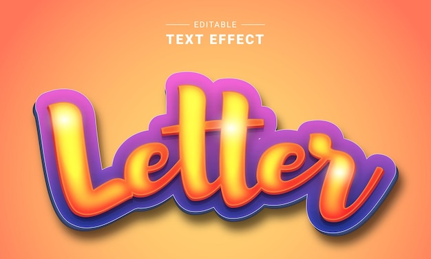 Bewerkbaar spellogo-teksteffect voor illustrator