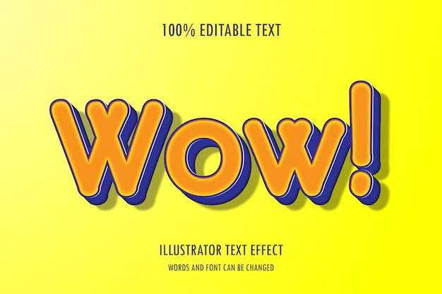 Vector bewerkbaar teksteffect, gemakkelijk bewerkbaar lettertype, stijl en effect