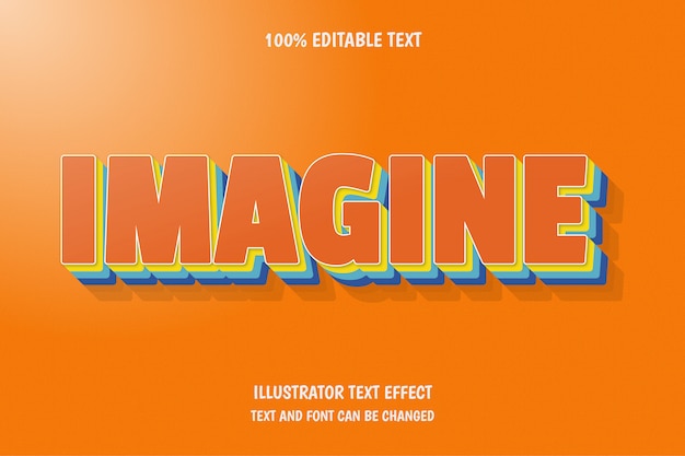 Bewerkbaar teksteffect, gemakkelijk bewerkbaar lettertype