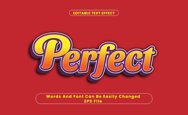 Bewerkbaar teksteffect-lettertype en word kunnen worden gewijzigd