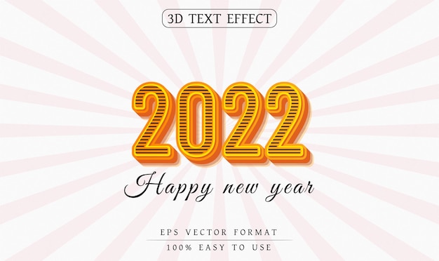 Bewerkbare 3D-teksteffectstijl