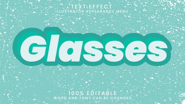 Bewerkbare 3D-teksteffectstijlsjabloon