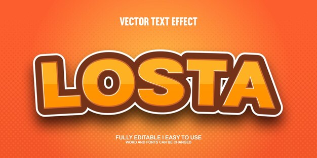 Bewerkbare lettertype tekst-effect