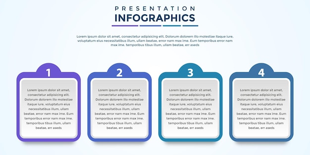 bewerkbare presentatie infographic sjabloon eps-bestand