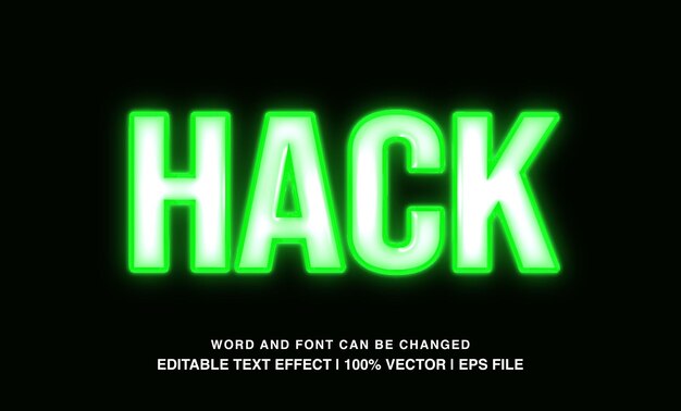 Vector bewerkbare tekst-effect hack