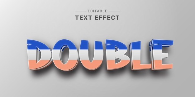 Bewerkbare teksteffect Mockup Vector grafische stijl