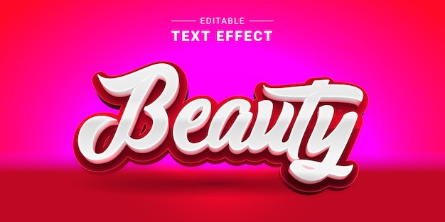 Bewerkbare teksteffect Mockup Vector grafische stijl