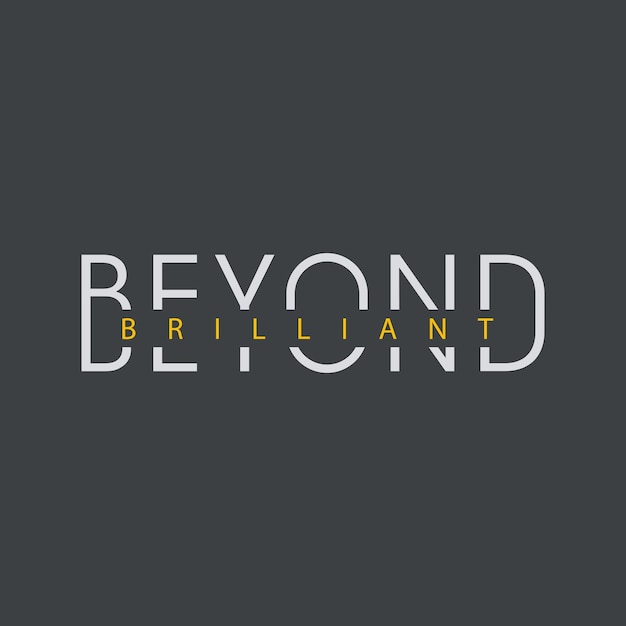 Vector beyond brilliant logo