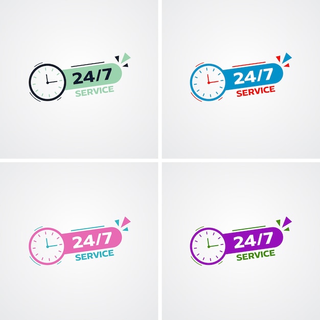 Vector beyond text engaging 247 support icons for visual learners