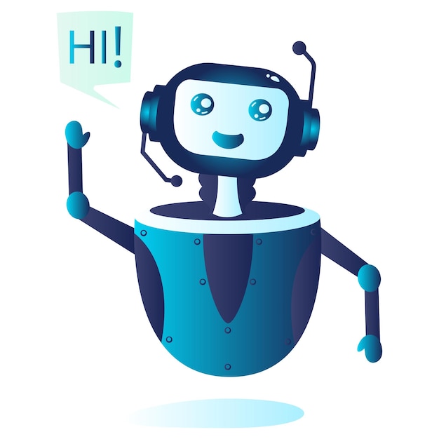 Bezoeker Popup chatterbot online chatgesprek via tekst- of tekst-naar-spraak virtuele assistenten