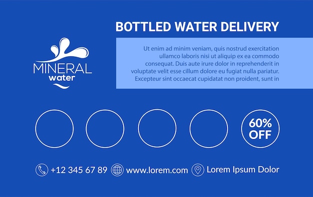 Bezorgservice voor flessenwater uit de winkel Vectorbeelden