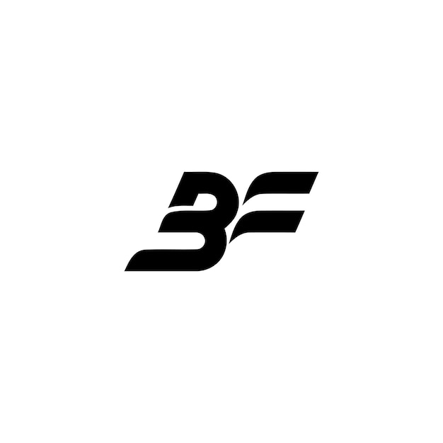 Vector bf logo design