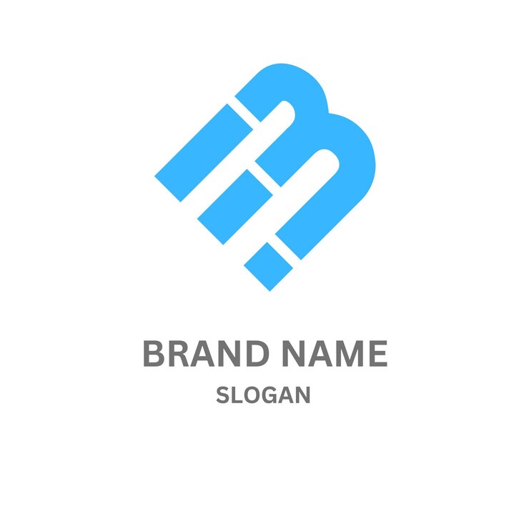 Vector bf232 letter bf logo design