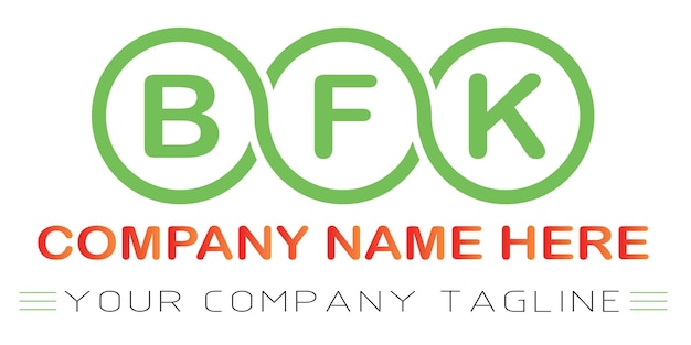 BFK Letter Logo Design