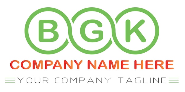 BGK Letter Logo Design