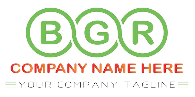 BGR brief logo ontwerp